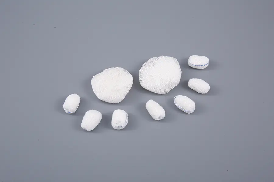 면 100% 40S, 32S, 21S 메쉬 구성 거즈볼