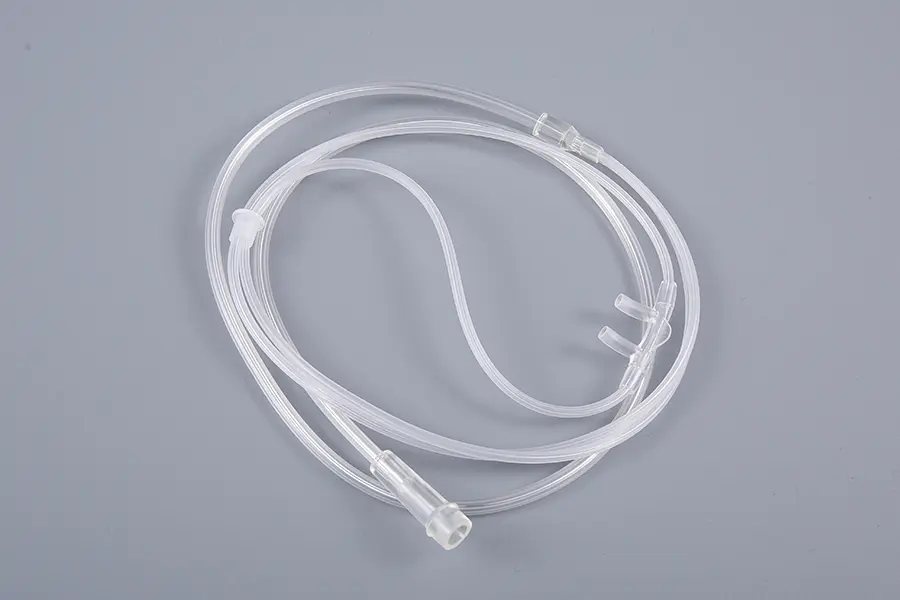 가볍고 유연한 PVC 비강 캐뉼러