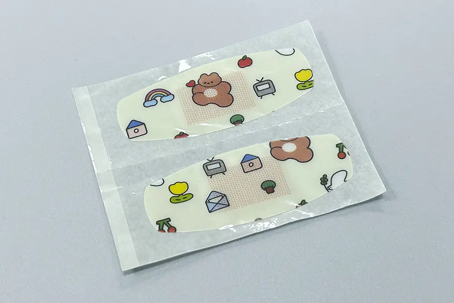잔류물 방지 박테리아 플라스틱 붕대 없음